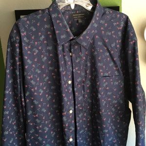 Banana Republic Floral Men’s Dress Shirt size XXL